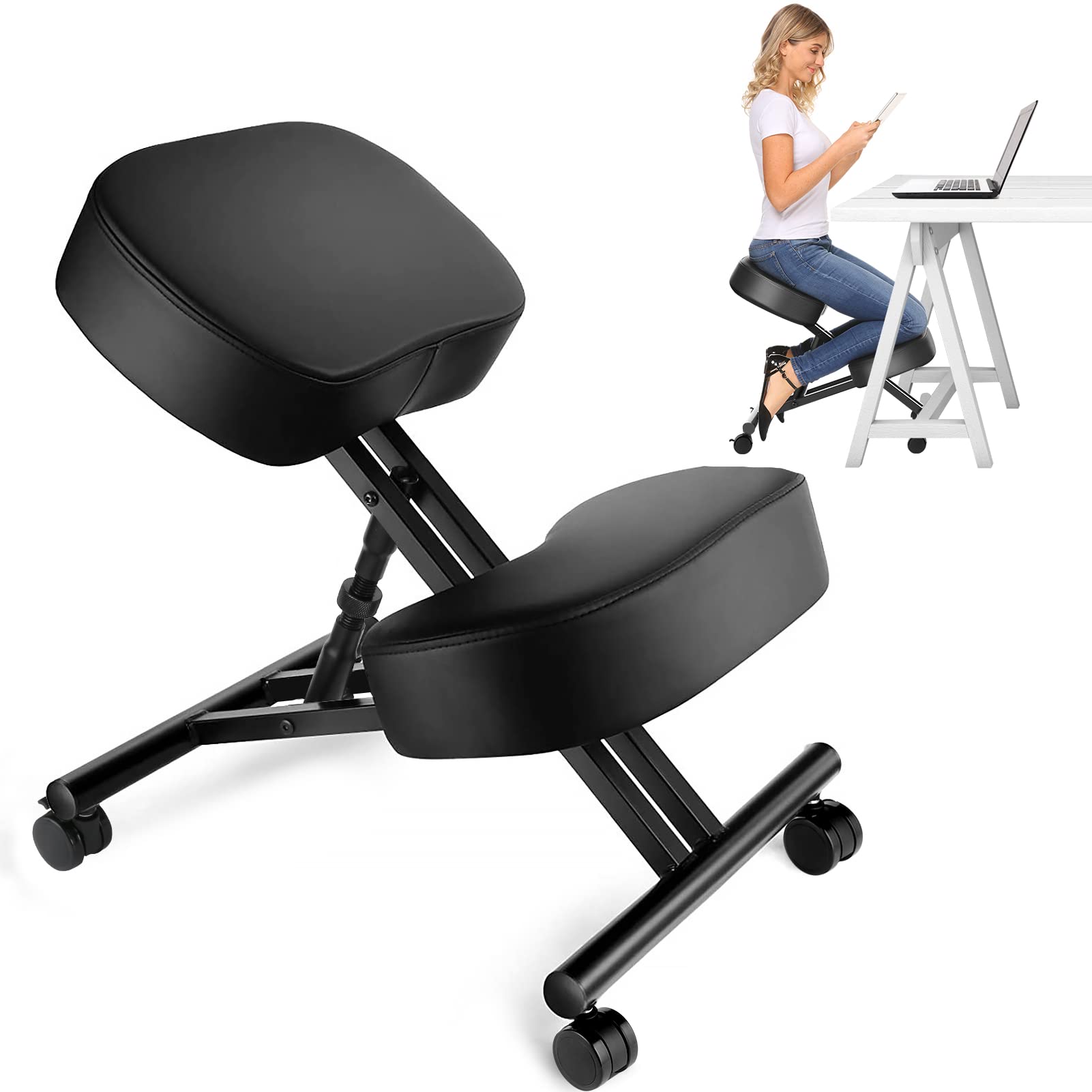 Ergonomic Office Chair - كرسي للركوع مريح للمكتب، مقعد قابل