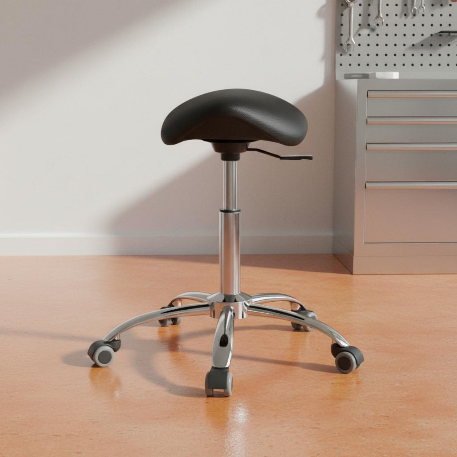 Ergonomic Office Chair - كرسي دوار بتصميم السرج، متين ومريح،