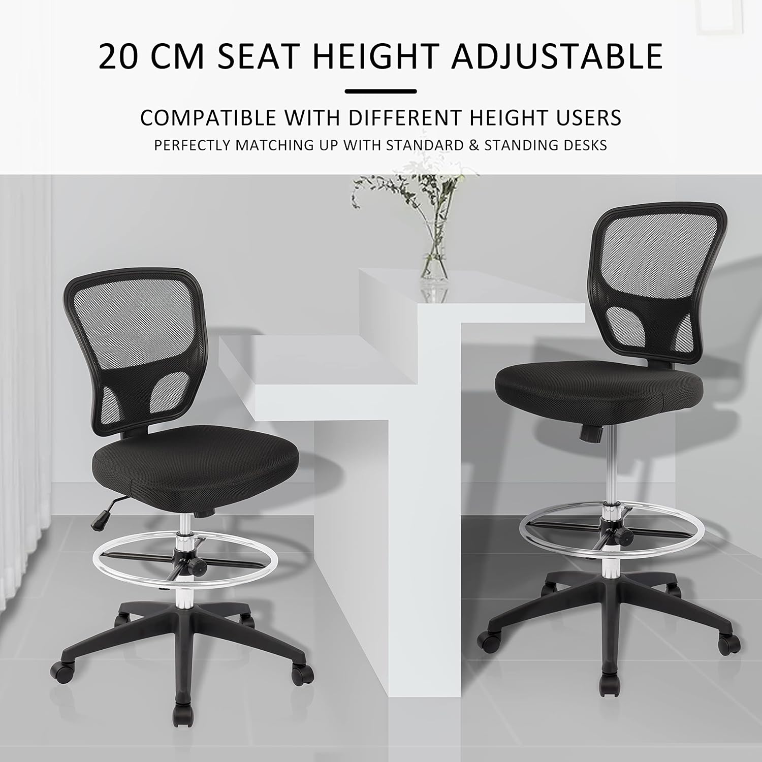كراسي مكتب مريحة، كرسي رسم للم - مراجعة Ergonomic Office Chair وسعره