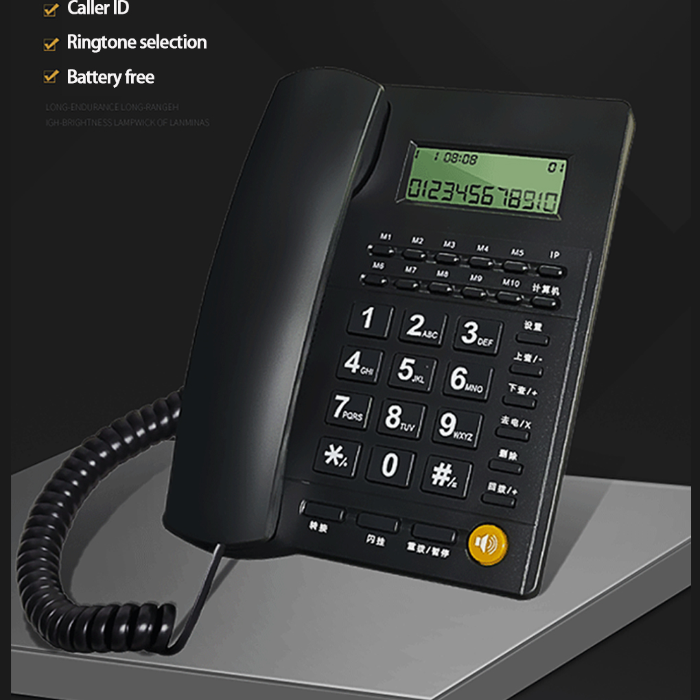 هاتف أرضي جديد هاتف مكتبي هاتف - مراجعة Home Office Call Center وسعره