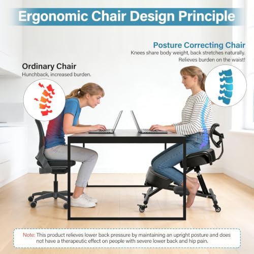 كرسي الركوع، كرسي ركوع مريح مع - مراجعة Ergonomic Office Chair وسعره