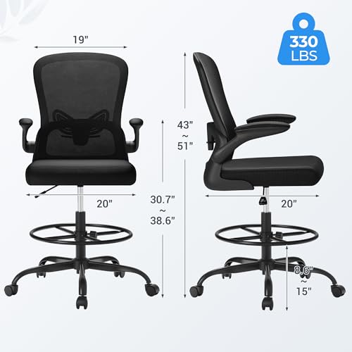 كرسي رسم مريح بتصميم مريح مع م - مراجعة Ergonomic Office Chair وسعره