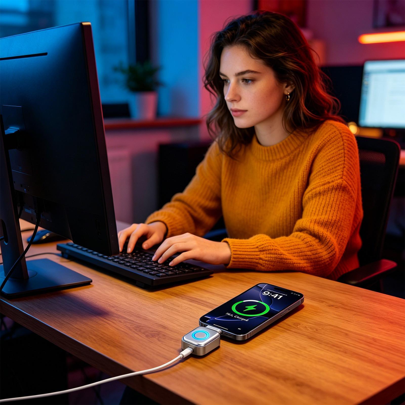 شاحن ذكي بقوة 140 واط مع خاصية - مراجعة Home Office Call Center وسعره