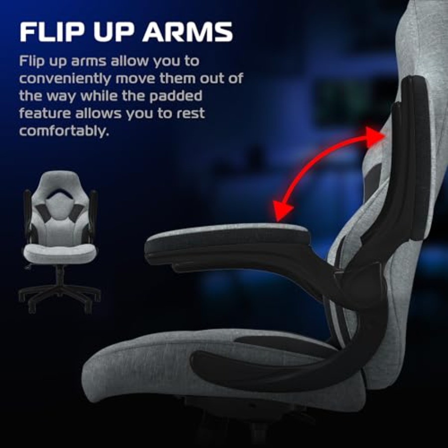 كرسي ألعاب مريح للبالغين، قماش - مراجعة Ergonomic Office Chair وسعره