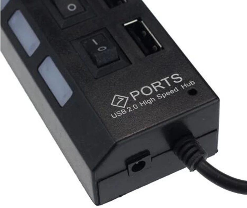 موزع USB 2.0 بـ 7 منافذ لأجهزة - مراجعة Home Or Office Use وسعره