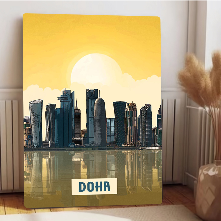 دوها أفق المعادن جدار الفن قطر - مراجعة Home Office Qatar وسعره